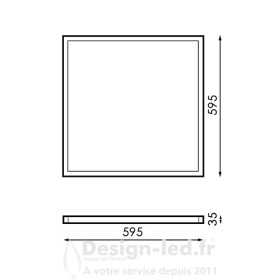 https://design-led.fr/ Panneau Led Série Trielle 60X60 Cm 42W No Flicker 4500K Garantie 5 Ans Pack X 2 59,00 € 59,00 €