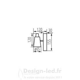 https://design-led.fr/ Luminaire mural ou plafonnier SEMPRA 1xGU10 Blanc 14,10 € 14,10 € 33090