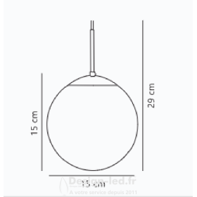 https://design-led.fr/ Cafe 15 Suspension E27 Blanc opale 29,90 € 29,90 € 39553001