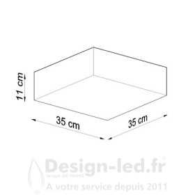 https://design-led.fr/ Plafonnier HORUS 35 noir E27 108,00 € 108,00 €