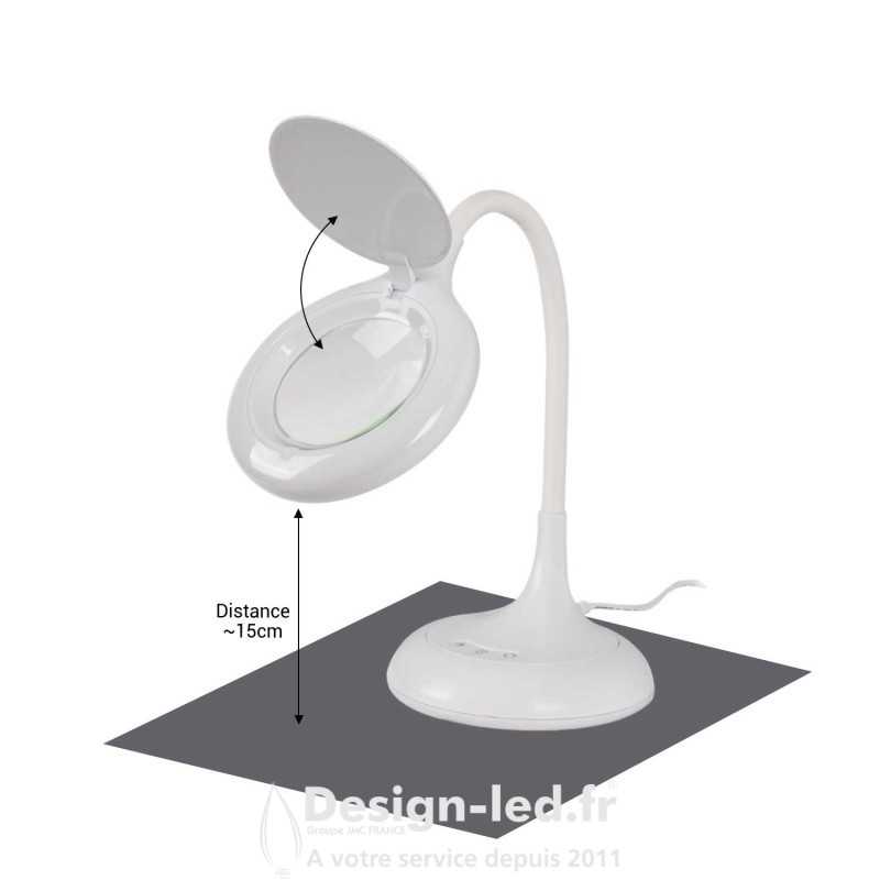 https://design-led.fr/ Lampe de table 8W avec loupe CCT dimmable 48,80 € 48,80 € L1020-B
