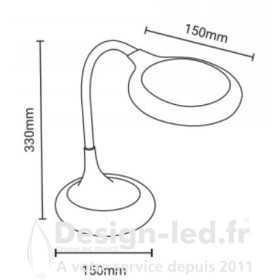 https://design-led.fr/ Lampe de table 8W avec loupe CCT dimmable 48,80 € 48,80 € L1020-B