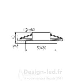 https://design-led.fr/ Support plafond FLINI IP44 80x80 mm blanc 8,50 € 8,50 € 33121