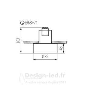 https://design-led.fr/ Support plafond MINI-RITI Ø85 mm blanc - or 17,10 € 17,10 € 27576