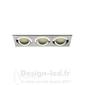 https://design-led.fr/ Support plafond SEIDY 250x90 mm aluminium brossé 3 x GU10 26,40 € 18,48 € -30% 18283
