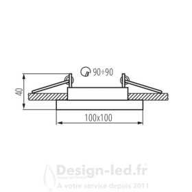 https://design-led.fr/ Support plafond ARET 100 x 100 mm blanc 1XGU10 8,50 € 8,50 € 26720