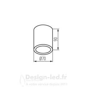 https://design-led.fr/ Plafonnier pour éclairage d'accentuation AQILO-DSO graphite 1xGU10 IP65 15,10 € 15,10 € 33362