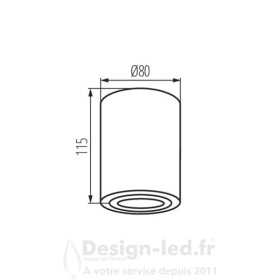 https://design-led.fr/ Plafonnier pour éclairage d'accentuation BORD-XS noir 1xGU10 13,20 € 13,20 € 25478