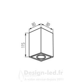 https://design-led.fr/ Plafonnier pour éclairage d'accentuation GORD-XS noir 1xGU10 13,90 € 13,90 € 25476
