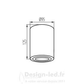 https://design-led.fr/ Plafonnier pour éclairage d'accentuation BORD-DLP blanc 1xGU10 27,10 € 27,10 € 22551