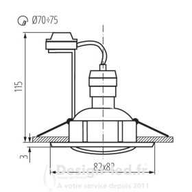 https://design-led.fr/ Support plafond tesson 83 x 83 mm AL-DTL50 12,60 € 12,60 € 7371