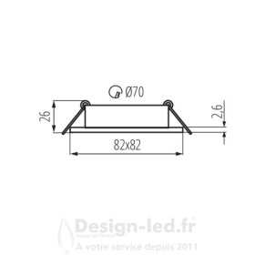 https://design-led.fr/ Support plafond DALLA 82 x 82 mm noir douille GU5.3 inclus 7,00 € 7,00 € 22433