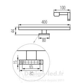 https://design-led.fr/ Luminaire mural LED ASTIM blanc 8w 40cm 4000K 25,00 € 25,00 € 34931