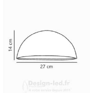 https://design-led.fr/ Scorpius Maxi Applique murale Noir E27 IP33 62,00 € 62,00 € 21751003