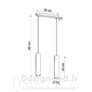 https://design-led.fr/ Lampe suspendue LUVO 2L béton 2xGU10 92,40 € 92,40 € SL.0654