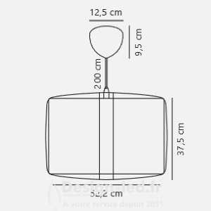 https://design-led.fr/ Cardine 50 Suspension Blanc 1xE27 79,00 € 79,00 € 2312423001