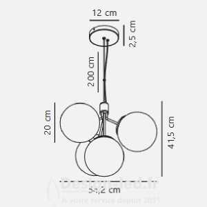 https://design-led.fr/ Ivona Suspension Laiton 4xE27 199,00 € 199,00 € 2112153035