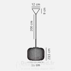 https://design-led.fr/ Milford 30 Suspension Laiton E27 99,00 € 99,00 € 2213213001