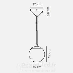 https://design-led.fr/ Grant 15 Suspension Laiton E14 44,00 € 44,00 €