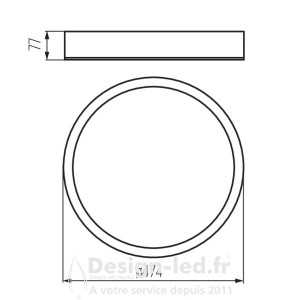 https://design-led.fr/ Plafonnier JASMIN Ø 474 3xE27 blanc mat 116,60 € 116,60 € 23128