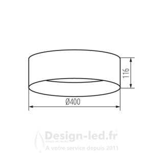 https://design-led.fr/ Plafonnier LED RIFA 17.5W Ø 400mm 4000K gris/or 44,50 € 44,50 € 36466