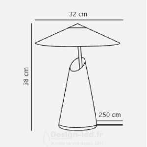 https://design-led.fr/ Taido Lampe à poser Chromé E27 199,00 € 199,00 € 2320375033
