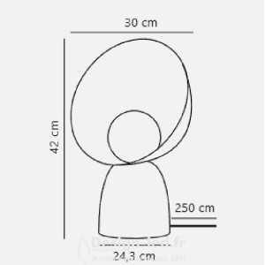 https://design-led.fr/ Hello Lampe à poser Marron E14 139,00 € 139,00 € 2220215009