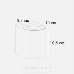 https://design-led.fr/ Canto 2 Applique murale Gris 10.6W 3000K IP44 99,00 € 99,00 € 49701010