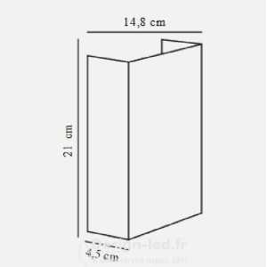 https://design-led.fr/ Fold 15 Applique murale Noir 6.4W 3000K IP54 149,00 € 149,00 € 2019051003