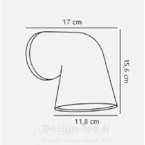https://design-led.fr/ Front Single Applique murale Blanc GU10 IP44 74,00 € 74,00 € 46801001