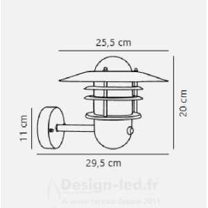 https://design-led.fr/ Agger Sensor Applique murale Acier galvanisé E27 IP54 89,00 € 89,00 € 74501031