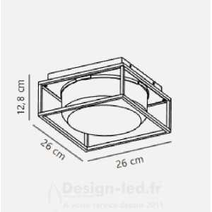 https://design-led.fr/ Griffin Plafonnier Smoked Noir 2xE27 IP44 79,00 € 79,00 € 2218126047