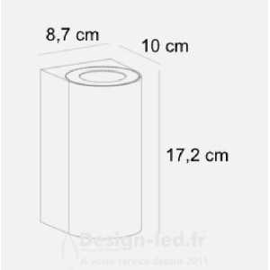 https://design-led.fr/ Canto Maxi 2 Applique murale Blanc 2xGU10 IP44 89,00 € 89,00 € 49721001