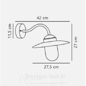 https://design-led.fr/ Luxembourg Applique murale Cuivre E27 IP54 199,00 € 199,00 € 22671030