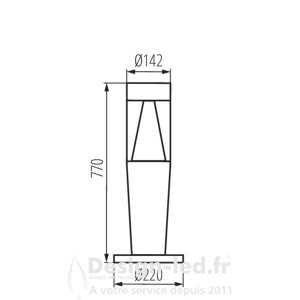 https://design-led.fr/ Luminaire architectural avec source remplaçable 3xGU10 INVO-TR 77cm 114,50 € 114,50 € 29176