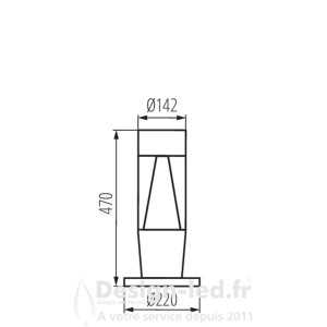 https://design-led.fr/ Luminaire architectural avec source remplaçable 3xGU10 INVO-TR 47cm 103,20 € 103,20 € 29175
