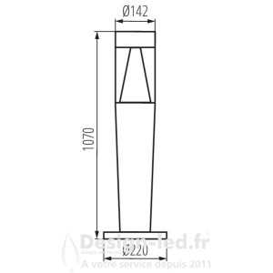 https://design-led.fr/ Luminaire architectural avec source remplaçable 3xGU10 INVO-TR 107cm 112,20 € 112,20 € 29177