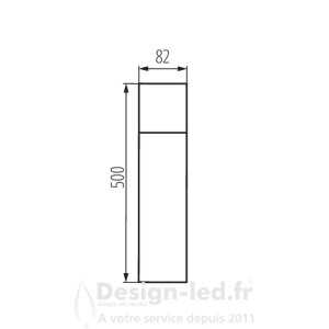 https://design-led.fr/ Luminaire extérieur avec source remplaçable 1 x E27 VADRA 50cm 31,70 € 31,70 € 29012