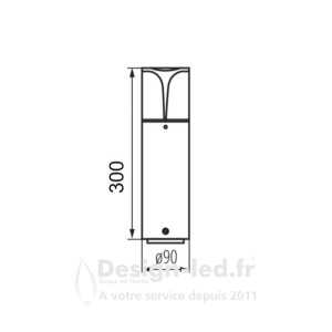 https://design-led.fr/ Luminaire extérieur avec source remplaçable 1 x E27 PRESO 30cm 26,10 € 26,10 € 36542