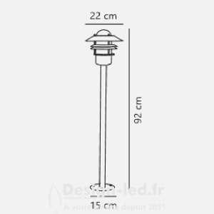 https://design-led.fr/ Blokhus Potelet Acier galvanisé E27 IP54 129,00 € 129,00 € 25078031