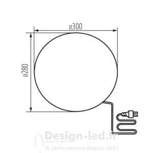 https://design-led.fr/ Luminaire extérieur imitation pierre STONO Ø 300mm1xE27 65,00 € 65,00 € 24651