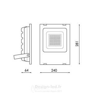 https://design-led.fr/ Projecteur Led Smd Pro 100w 6000k 74,00 € 74,00 € LM6660