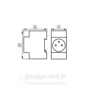 https://design-led.fr/ Prise femelle pour montage sur rail TH35 KMFS-16A 4,90 € 4,90 € 19490