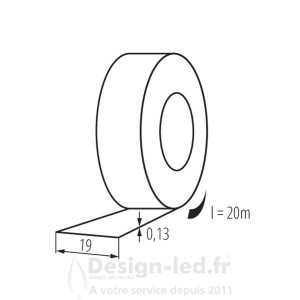 https://design-led.fr/ Bande adhésive isolante IT jaune 1,30 € 1,30 € 1272