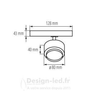https://design-led.fr/ Projecteur pour montage sur rail BTL noir 18W 4000K 57,10 € 57,10 € 35653