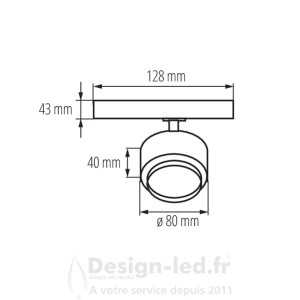 https://design-led.fr/ Projecteur pour montage sur rail BTLW blanc 18W 4000K 52,00 € 52,00 € 35664