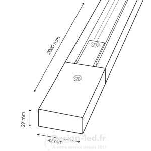 https://design-led.fr/ Rail Monophasé Maxpower XD-IT - 2 Mètres Blanc 16,20 € 16,20 € LM3203