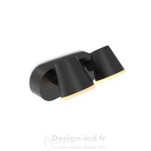 https://design-led.fr/ Applique Murale CAMELIA Double Orientable LED Noir 20W 3000K IP54 150,00 € 150,00 € 100936