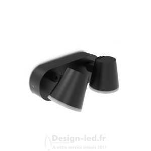 https://design-led.fr/ Applique Murale CAMELIA Double Orientable LED Noir 20W 3000K IP54 150,00 € 150,00 € 100936