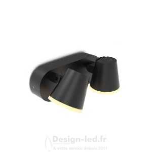 https://design-led.fr/ Applique Murale CAMELIA Double Orientable LED Noir 20W 3000K IP54 150,00 € 150,00 € 100936